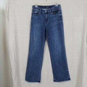 Judy Blue Mid Rise Vintage Wash Wide Leg Jeans SIZE 9/29 (30" waist)